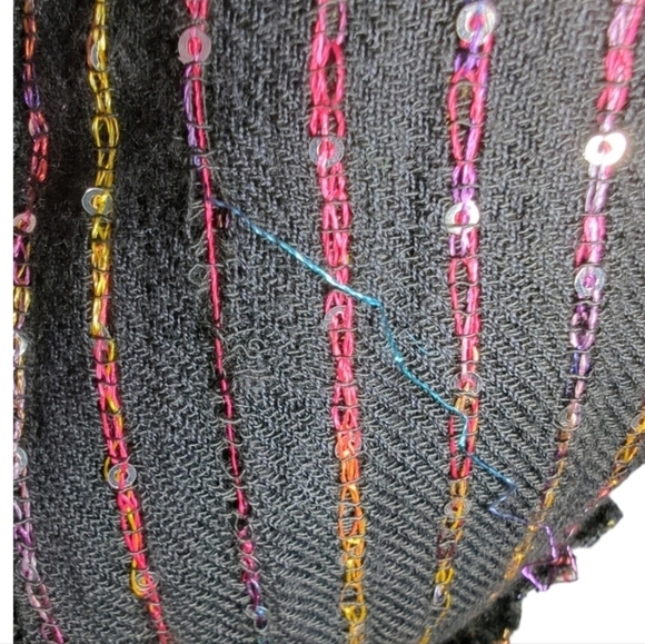 NWT True Colours Rainbow Sequins Cover Up Size L / XL - Picture 5 of 8